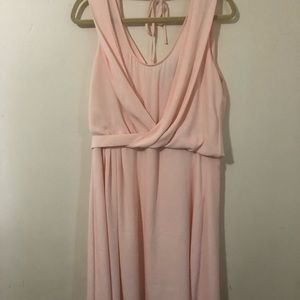 White House Black Market Light pink dress